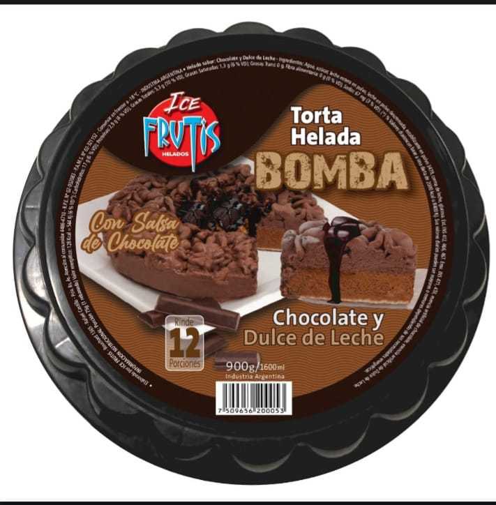 Torta helada bomba