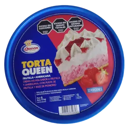 Torta queen frutilla-americana